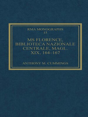 cover image of MS Florence, Biblioteca Nazionale Centrale, Magl. XIX, 164-167